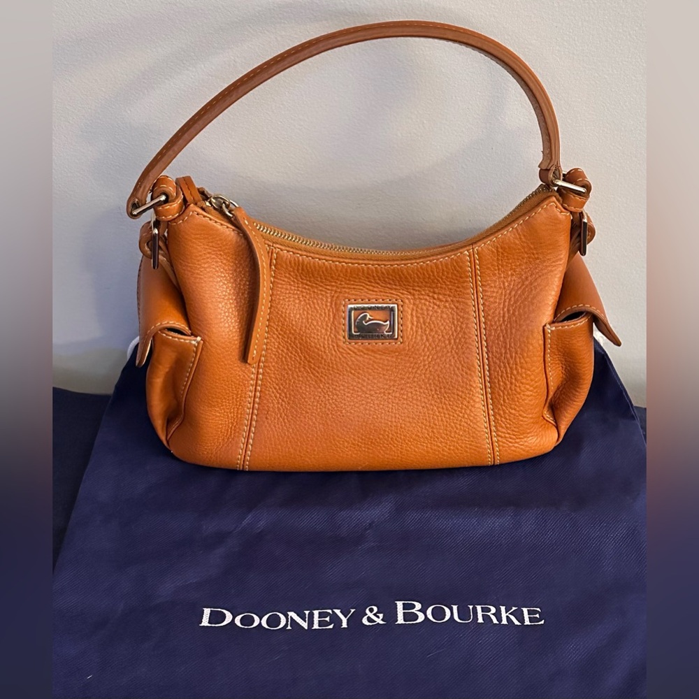 Dooney & Bourke Carmel Tan Leather Shoulder Bag